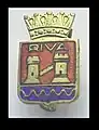 Brosche mit dem Wappen der Stadt Riva