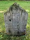 Holzgrabmal auf dem Jüdischen Friedhof Bussum