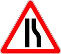 1.20.2Einseitig verengte Fahrbahn (rechts)