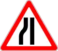 1.20.3Einseitig verengte Fahrbahn (links)