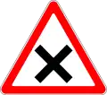 1.6Kreuzung oder Einmündung mit Vorfahrt von rechts