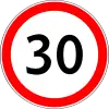 Höchstgeschwindigkeit (30 km/h)