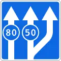 5.15.3Zusatzfahrstreifen rechts