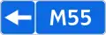 6.14.2Nummernschild mit Richtungsangabe