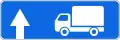 6.15.1Wegweiser für Lastkraftwagen (geradeaus)