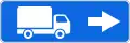 6.15.2Wegweiser für Lastkraftwagen (rechts)