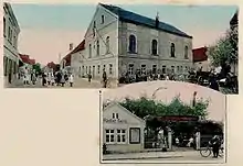 Börners Gasthof, aus Ansichtskarte von 1908