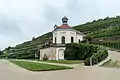 Seitliche Rampe zum Belvedere