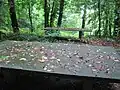 Ehemalige Tischtennisplatten