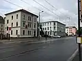 Meißner Straße 31 und 35, links davor die Nr. 29