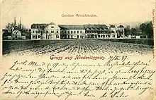 Goldne Weintraube, Postkarte von 1897