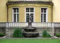 Wandbrunnen vor der Hofmann-Villa