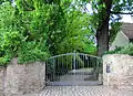 Eingang in den Park, von der Bennostraße aus