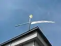 Kunst auf dem Bau: Wetterfahne