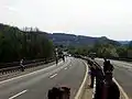 Radstrecke auf der Hüttentalstraße