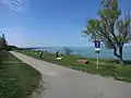 Radweg bei Balatonvilágos
