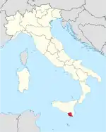 Lage innerhalb Italiens