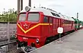 M62-1 der SŽD im Eisenbahnmuseum in Sankt Petersburg