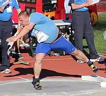 Ralf Bartels, mehrfacher Medaillengewinner bei Welt- und Europameisterschaften, errang die&nbsp;Silbermedaille