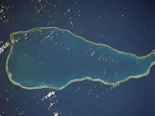 NASA-Bild von Rangiroa