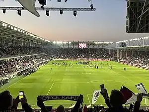 Eröffnung des Stadionul Rapid – Giulești im März 2022