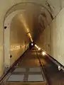 Oberer Kontrollgang im Mauerinnern