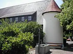 Eckturm des Schloss-Vorhofs