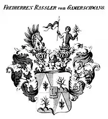 Wappen der Freiherren Raßler von Gamerschwang