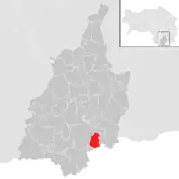 Lage im Bezirk Leibnitz