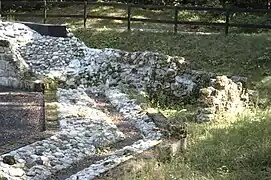 Anbau des Wohnturms, vermutlich Treppenaufgang