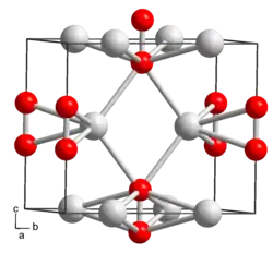 Kristallstruktur von Rubidiumperoxid