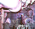 Reaktornebenanlagen 3D-Bild (anaglyph rot/grün, roter Filter links) &nbsp;