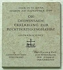 Gemeinsame Erklärung zur Rechtfertigungslehre