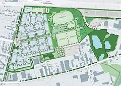 Recklinghausen: Masterplan Gesamtgebiet Maybacher Heide (Ehem. Preston Barracks), 2005–2008 – Planung: Wolters Partner