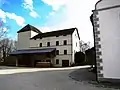 Das Mühlengebäude mit dem Turbinenhaus