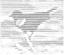 Monochromes ASCII-Art