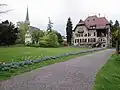 Kirchgemeindehaus Zur Rosenmatt mit Kirche