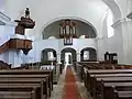 Innenraum der reformierten Kirche