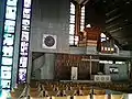 Innenansicht der reformierten Kirche in Sitten