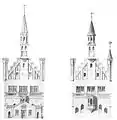 Zwei Vorschläge für die Regotisierung der Ostfassade