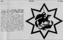 Warenzeichen der Vereinigten Nürnberger Lebkuchen- und Schokoladenfabriken Haeberlein-Metzger AG (1922)