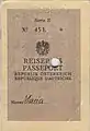 Reisepass der Republik Österreich, ausgegeben im Jahr 1968