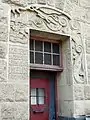 Relief am Pegelturm St.&nbsp;Pauli (Nordseite)