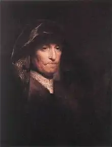 Büste einer alten Frau, Öl auf Holz, 61,3 × 47,5 cm, 1630/1631, Royal Collection, Windsor Castle, London