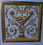 Detail einer Türfüllung, in den Kurfürstenzimmern der Münchner Residenz