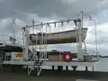 Rettungsboot mit Schwerkraftdavit