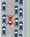 Geisterfahrer in der Rettungsgasse