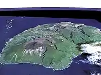 Réunion aus der Ostrichtung
