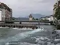 Historisches Nadelwehr in Luzern