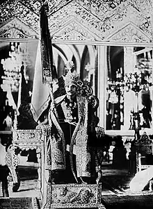 Krönung von Reza Schah Pahlavi